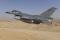 A Jordanian F-16 flies low over Mwaffaq Salti Air Base, Jordan, during Falcon Air Meet 2009.