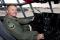 Lt. Col. Mike McClure, the operations officer for the 415th Special Operations Squadron at Kirtland AFB, New Mexico, gets used to the pilot's seat in the new HC-130J Combat King II personnel recovery aircraft.