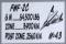 FWF-2 evolved into FWF-2C, which had a gross weight of 54,500 pounds, a zone range of 3,900 nautical miles, and a post zone range of 2,560 nautical miles. Its cruising speed increased to Mach 4.3. Development cost and weight for the turbofan ramjet engines, however, cut this configuration from further consideration.