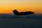 F-35C CF-1 goes into afterburner during a twilight test mission from NAS Patuxent River, Maryland.