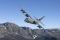 An MC-130J Special Operations tanker crew from the 58th Special Operations Wing at Kirtland AFB, New Mexico, flies low over the desert.