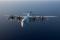 A KC-130J attached to Special-Purpose Marine Air-Ground Task Force Crisis Response from Marine Aerial Refueler Transport Squadron 352 (VMGR-352), flies over the Mediterranean Sea in June 2014. KC-130Js from SP-MAGTF Crisis Response flew to the USS Bataan to conduct aerial refueling drills with the 22nd Marine Expeditionary Unit’s CH-53E helicopters. VMGR-352 is home based at MCAS Miramar, California.