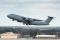 A C-5M Super Galaxy takes off on a delivery flight from the Lockheed Martin facility at Dobbins ARB, Marietta, Georgia, after going through the C-5M modernization process.