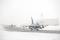F-16 Fighting Falcon pilots taxi down the runway in March 2015 at Eielson AFB, Alaska. The F-16s are assigned to the 18th Aggressor Squadron.