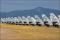 The lineup of retired S-3 Vikings at the Boneyard at Davis-Monthan AFB, Tucson, Arizona.